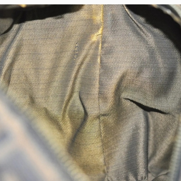 FENDI Vintage Zucca Hand Bag Canvas Leather Brown USED - LIVE SHOW Listing! - Picture 8 of 16